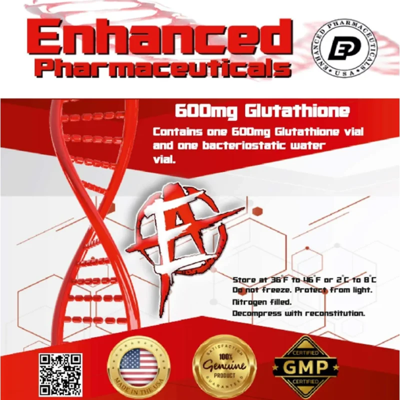 Glutathione by Enhanced Pharma - 600mg × 1 vial