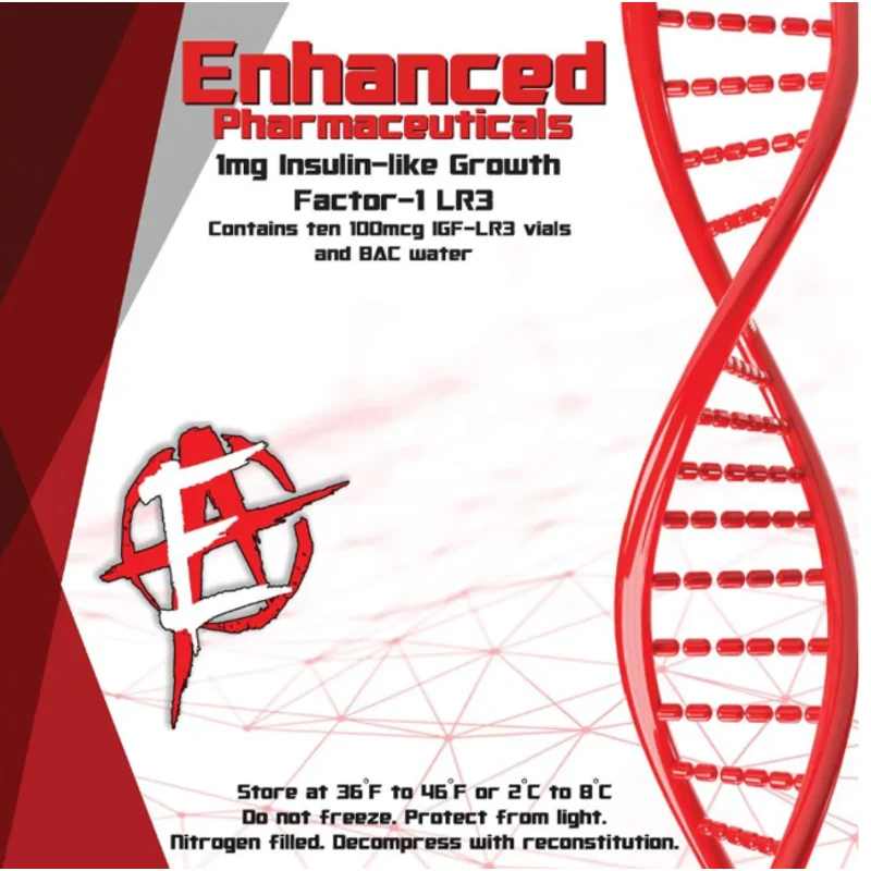 IGF-1 LR3 by Enhanced Pharma - 1000mcg kit (5 × 200mcg vials)