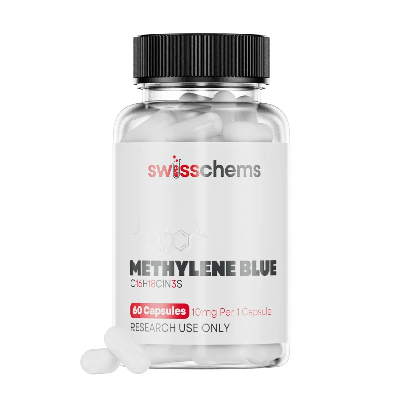 Methylene Blue by SwissChems - 60 capsules × 10mg