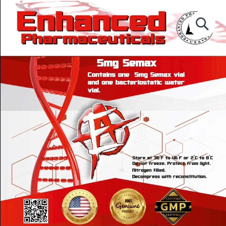 Semax 5mg by Enhanced Pharma — GMP Certified, Made in USA