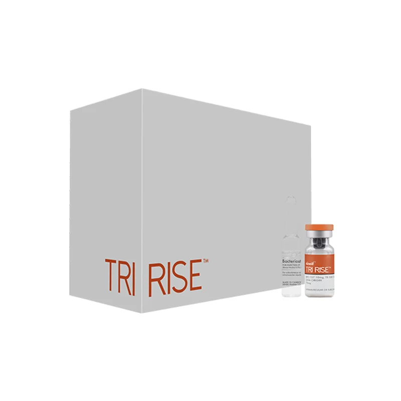 TRI RISE GLOW blend (BPC-157 + TB-500 + GHK-Cu) - Denik Pharm, 70mg × 2 vials
